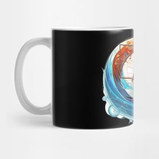 Fibonacci Sequence Into the Fibonacci Spiral Fibonacci Wave Mug